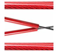 montanti sollevatori Per Fiat Per 500X 2014-2022 Anteriore Modificare Ascensore Supporta Struts Refit Serranda Montanti cofano(Red carbon fiber)