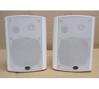 MONTARBO Coppia Casse da Parete Muro Sistema Amplificato Attivo Monitor Audio