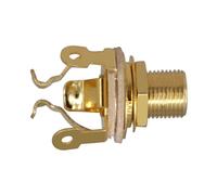 Montare Prese di Uscita Riduzione del Rumore Parte Chitarra Elettrica 1/4 Pollice 6.35mm Connettore Presa Presa Elettrica Mono Mount Jack di Uscita