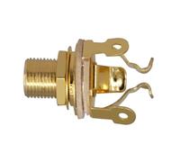 Montare Prese di Uscita Riduzione del Rumore Parte Chitarra Elettrica 1/4 Pollice 6.35mm Connettore Chitarra Spina Presa