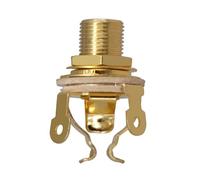 Montare Prese di Uscita Riduzione del Rumore Parte Chitarra Elettrica 1/4 Pollice 6.35mm Connettore Chitarra Spina Presa