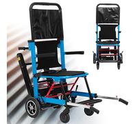 Montascale Elettrici,Montascale Elettrico Per Sedie A Rotelle,Montascale Portatile Pieghevole,Montascale Per Anziani,Per Salire E Scendere Le Scale,Carico 169 Kg/373 Libbre Blue