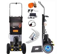 Montascale Elettrico, Carrello Elettrico da 1200W, capacità di Carico di 880 Libbre | Batteria da 48V 36Ah | Regolazione A 2 velocità, per Trasportare Oggetti Pesanti su E Giù per Le Scale
