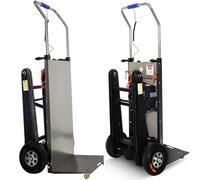 Montascale Elettrico Resistente Carrello Manuale con Maniglia Telescopica Scale su/Giù (80 Piani) Portata di 300 kg (24 V 26 Ah) Carrello Elettrico,02