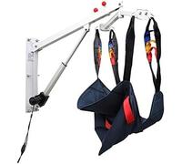 Montato a parete con macchina di supporto for trasferimento a imbracatura, sollevatore elettrico portatile for pazienti disabili, anziani e disabili, maniglia con telecomando