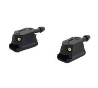 Montato Su Braccio Da 8 Mm E 9 Mm Regolabile 4 Vie 2 Pezzi Ugelli Spruzzatori D'acqua Universali Per Tergicristalli E Lavavetri Per Auto