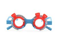 Montatura di Prova per Lenti ottiche Montatura per optometria Regolabile Occhiali per la Prova della Vista Strumento Ottico per Bambini (Rosa)