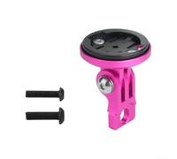 Montatura Luce e Camera in Lega per Pieghevole | Lega di alluminio CNC, peso ultra-leggero 21g, non appesantisce la bici, finitura resistente(Rosy)