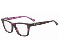 Moschino Donna MOL610 HT8 Montature da vista Metallo Havana/Rosa Cat Eye