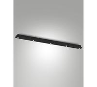 Montatura Nera Rettang.5 Fori L.1100Mm