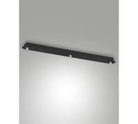 Montatura Nera Rettangolare 3 Fori [EEK: A++]