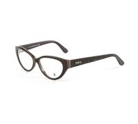 Montature Per Occhiali Cateye Tod's TO5098 54Mm Marrone Scuro