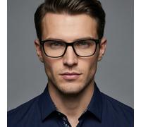 Montature Per Occhiali Hugo Boss Da Uomo Nere Rettangolari BOSS 1012 807 54mm