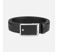 Montblanc Cintura classica per adulti, nero, 120 cm