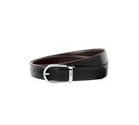 CINTURA REVERSIBILE PELLE NERA MARRONE 30MM UOMO MONTBLANC