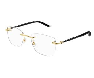 Montblanc Mb0274o Occhiali Da Vista Uomo Oro Geometrico