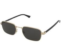 Montblanc Uomo MB0339S 001 Occhiali da sole Metallo Oro Grigio Squadrata