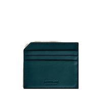 Montblanc Soft 6cc Card Holder Dark Pool Leather 198755