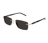 Occhiali da sole Montblanc Mb0344s cod. colore 001 Uomo Squadrata Oro