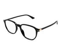 Montblanc Uomo MB0366O 001 Montature da vista Acetato Nero Trasparente Squadrata
