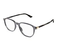 Montblanc Uomo MB0366O 004 Montature da vista Acetato Grigio Trasparente Squadrata
