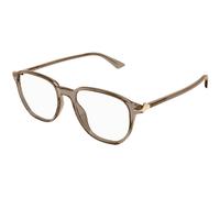 Montblanc Uomo MB0366O 005 Montature da vista Acetato Marrone Trasparente Squadrata