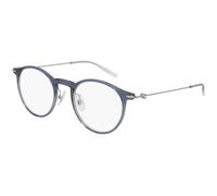 Montblanc Mb0099o Occhiali Da Vista Uomo Blu Rotondo