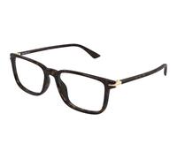 Montblanc Uomo Montblanc MB0437O 007 Montature da vista Acetato Havana Trasparente Squadrata