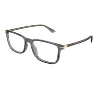 Montblanc Uomo Montblanc MB0437O 008 Montature da vista Acetato Grigio Trasparente Squadrata