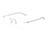 Montblanc Uomo Montblanc MB0471O 004 Montature da vista Metallo Argento Trasparente Rotonda