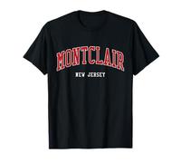 Montclair New Jersey College in stile universitario Maglietta