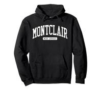Montclair New Jersey NJ JS03 Stile Universitario Felpa con Cappuccio