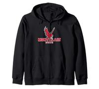 Montclair State University Red Hawks Mascot Felpa con Cappuccio