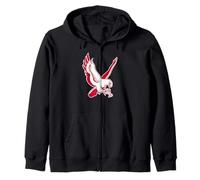 Montclair State University Red Hawks Mascot Felpa con Cappuccio