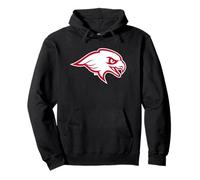 Montclair State University Red Hawks Mascot Head Logo Felpa con Cappuccio