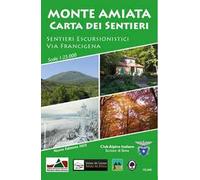 Monte Amiata. Carta dei sentieri. Sentieri escursionistici CAI e Via Francigena