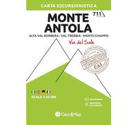 Monte Antola. Alta Val Borbera, Val Trebbia, Monte Chiappo. Carta escursionistica 1:25.000