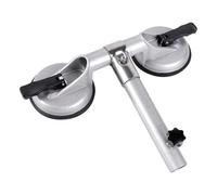 Monte bandiera di aspirazione per auto, RV Flag Pole Suction Cup - Doppia tazza di aspirazione per finestrino posteriore Montaggio palo bandiera - La lega di alluminio si adatta 0,94-1.14