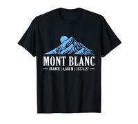 Monte Bianco Francia Escursionismo Sci Alpi francesi Maglietta