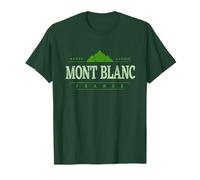 Monte Bianco Francia | Retro Monte Bianco Francia Design Maglietta