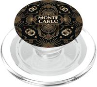 Monte Carlo Art Deco Casino con eleganti motivi geometrici PopSockets PopGrip per MagSafe
