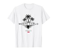 Monte Carlo Monaco Costa Azzurra Costa Azzurra Palme Maglietta