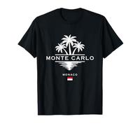 Monte Carlo Monaco Costa Azzurra Costa Azzurra Palme Maglietta