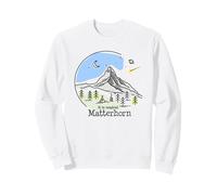 Monte Cervino Zermatt Wallis Escursionismo Arrampicata Regali Felpa