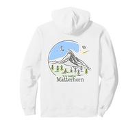 Monte Cervino Zermatt Wallis Escursionismo Arrampicata Regali Felpa con Cappuccio