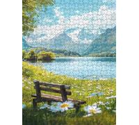 Monte Chrysanthemum Puzzle 2000 Pezzi, 3D Puzzle per Adulti Impegnativo, Educa Puzzles Artistico, Divertente E Stimolante Puzzles Decorativo per La Famiglia, Regalo e Decorazione Pareti FNKL6-602