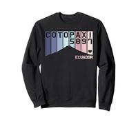 Monte Cotopaxi Ecuador Sud America Vulcano Souvenir Retro Felpa