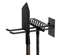 Monte Del Supporto Della Pala - Organizzatore Di Garage In Acciaio, Gancio Di Utensili Da Parete | Rack Heavy Duty Con Slot Multi-Gancio, Soluzione Di Stoccaggio Montata Per Le