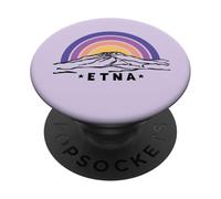 Monte Etna Ätna Vulcano Palermo Sicilia Italia Escursionismo Regali PopSockets PopGrip Adesivo