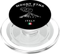 Monte Etna Sicilia Vulcano Italia Bandiera Italiana Souvenir PopSockets PopGrip per MagSafe
